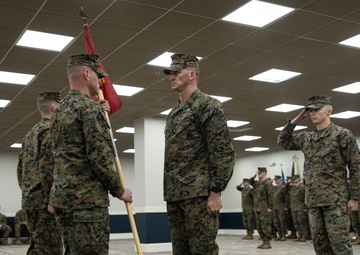 Fire Support Battery, 10th Marine Regiment, 2d Marine Division Change of Command