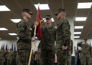 Fire Support Battery, 10th Marine Regiment, 2d Marine Division Change of Command