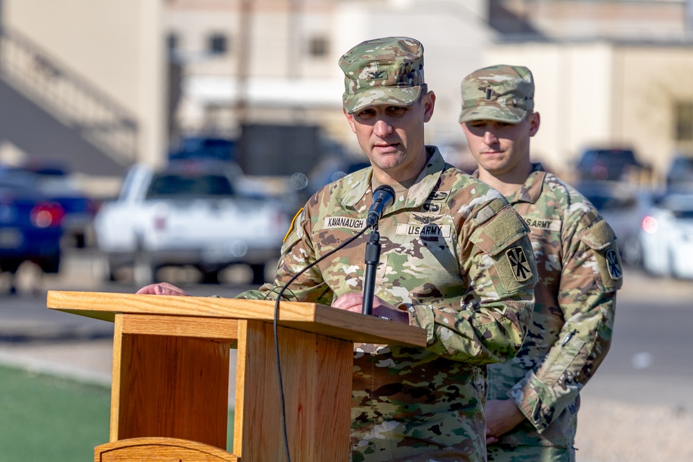 Imperial Brigade Conducts Color Casing Ceremony