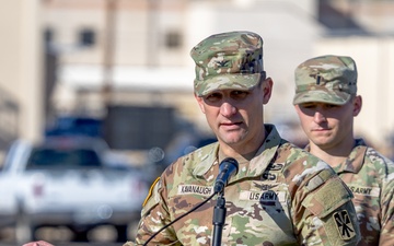 Imperial Brigade Conducts Color Casing Ceremony