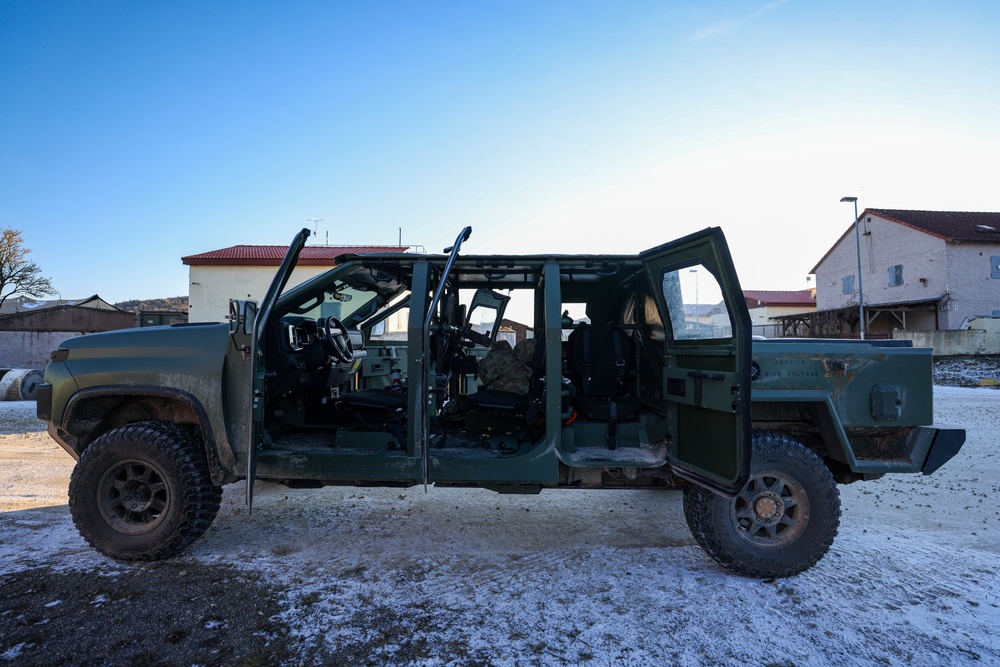 10th Mountain Division uses new hybrid electric infantry squad vehicle during Combined Resolve 25-1