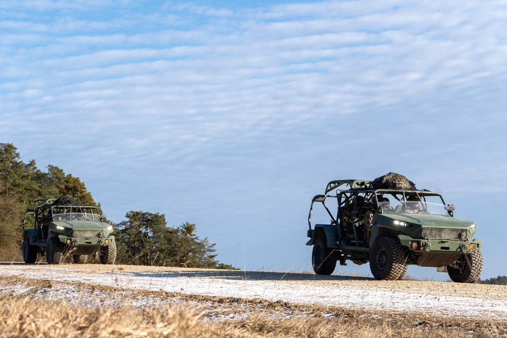 10th Mountain Division trains on Infantry Squad Vehicles during Combined Resolve