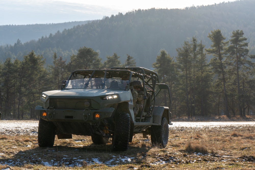 10th Mountain Division trains on Infantry Squad Vehicles during Combined Resolve