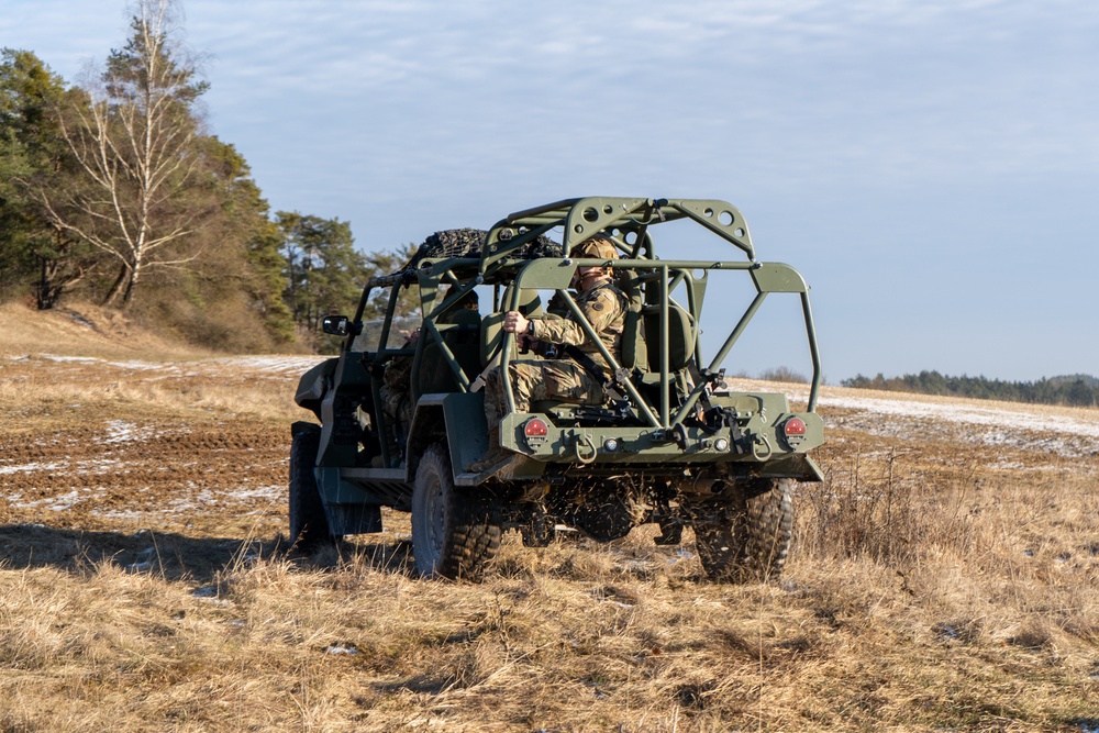 10th Mountain Division trains on Infantry Squad Vehicles during Combined Resolve