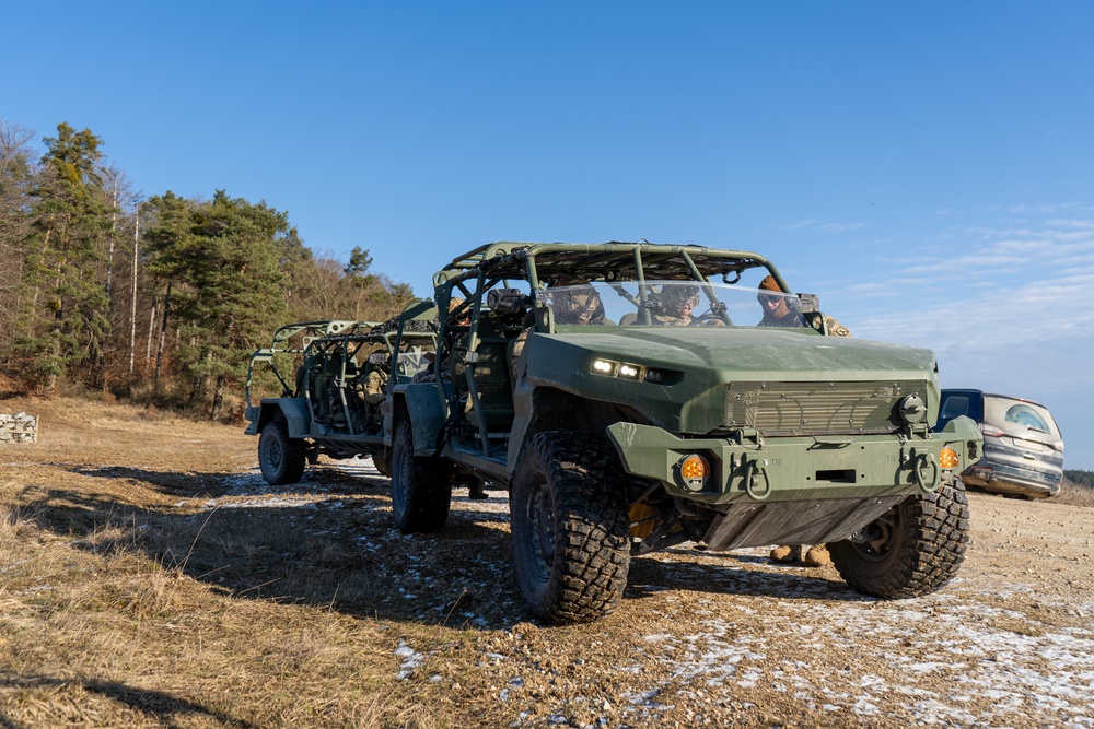 10th Mountain Division trains on Infantry Squad Vehicles during Combined Resolve