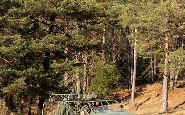 10th Mountain Division trains on Infantry Squad Vehicles during Combined Resolve