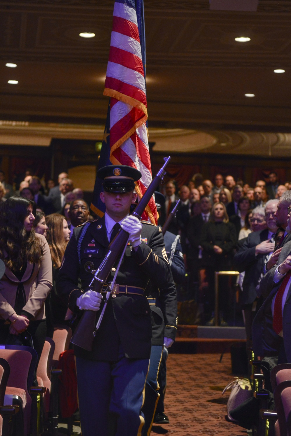 Indiana National Guardsmen support Mike Braun gubernatorial inauguration