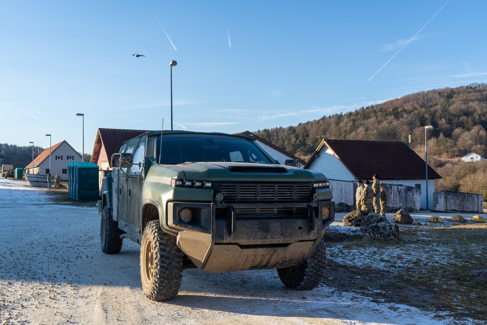 10th Mountain Division conducts capability testing on the Next Generation Tactical Vehicle-Hybrid during Combined Resolve