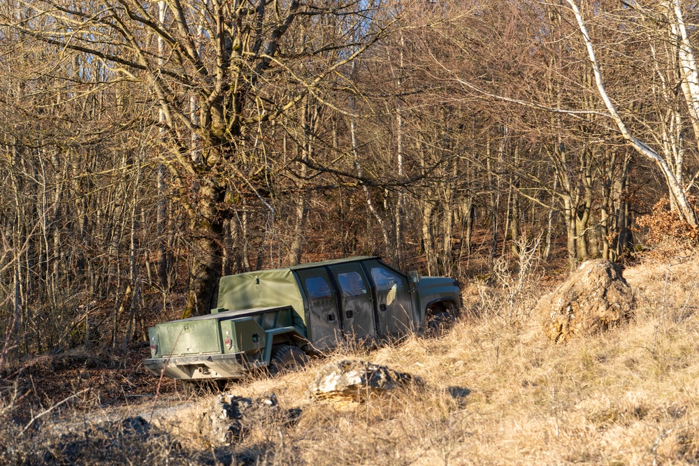 10th Mountain Division conducts capability testing on the Next Generation Tactical Vehicle-Hybrid during Combined Resolve