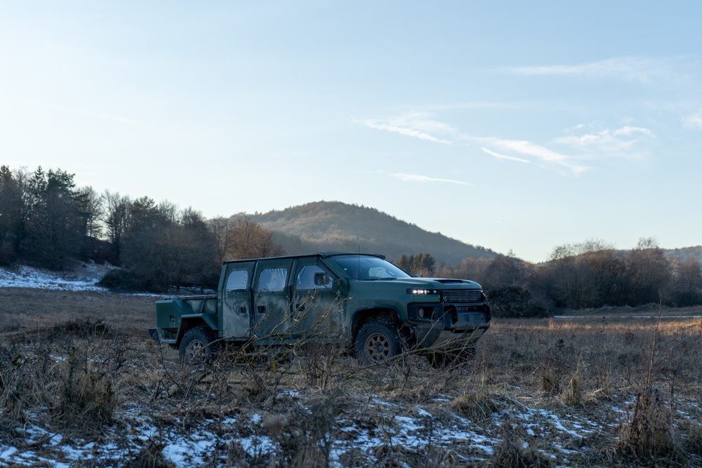 10th Mountain Division conducts capability testing on the Next Generation Tactical Vehicle-Hybrid during Combined Resolve