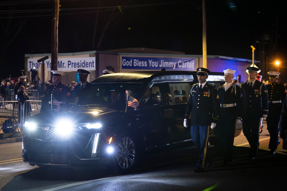 Jimmy Carter Funeral in Plains, GA