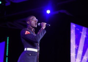U.S. Marine Sings National Anthem at USCC 2024