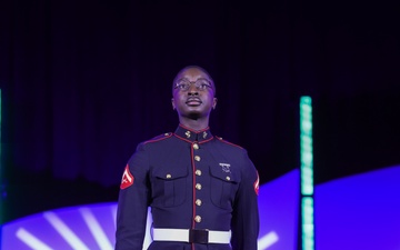 U.S. Marine Sings National Anthem at USCC 2024