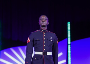 U.S. Marine Sings National Anthem at USCC 2024