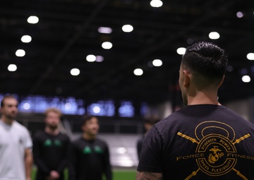 Coaches Participate in “Fit To Win” Workout