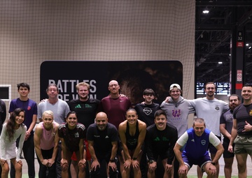 Coaches Participate in “Fit To Win” Workout