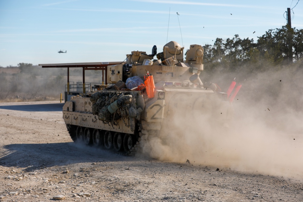 Grey Wolf conducts Combined Arms Live Fire Exercise