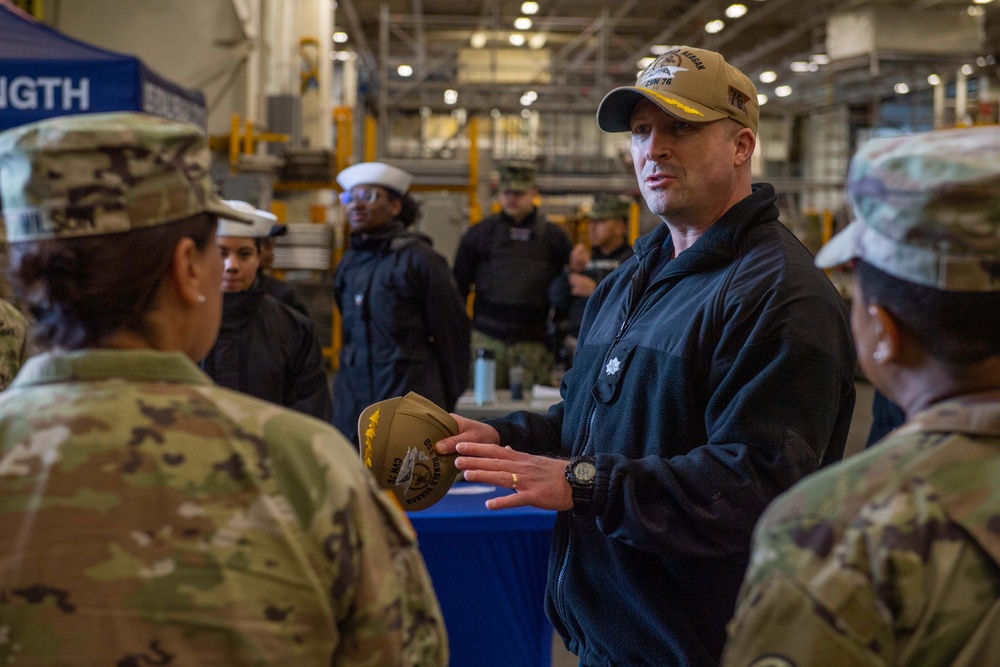 USS Ronald Reagan (CVN 76) hosts a tour for Public Health Command-Pacific