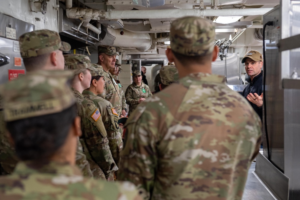 USS Ronald Reagan (CVN 76) hosts a tour for Public Health Command-Pacific