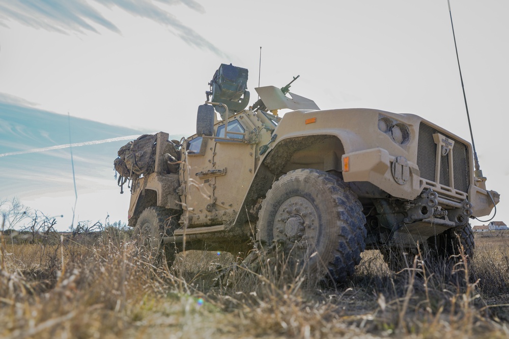 Grey Wolf Brigade Conducts Combined Arms Live Fire Exercise