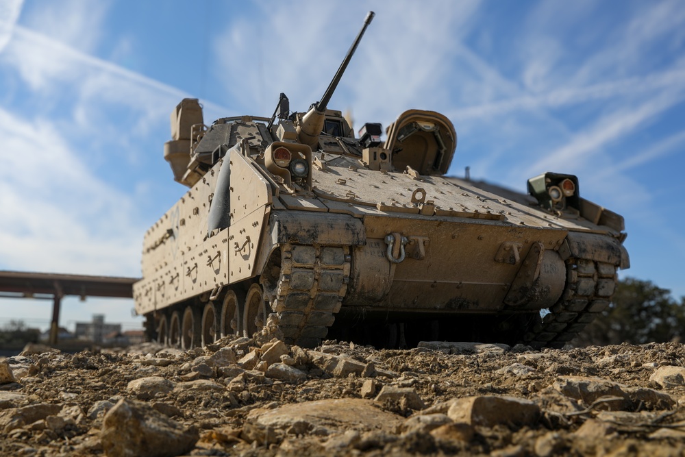 Grey Wolf Brigade Conducts Combined Arms Live Fire Exercise