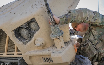 Grey Wolf Brigade Conducts Combined Arms Live Fire Exercise