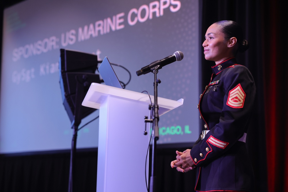 Gunnery Sgt. Kianna Smart Speaks at USCC 2024