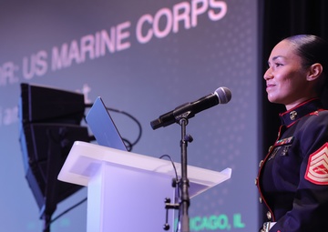 Gunnery Sgt. Kianna Smart Speaks at USCC 2024
