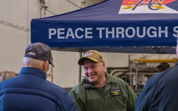 USS Ronald Reagan (CVN 76) hosts a tour for Navy League of Bremerton