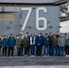 USS Ronald Reagan (CVN 76) hosts a tour for Navy League of Bremerton