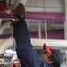 USS Ronald Reagan (CVN 76) Sailors check damage control equipment