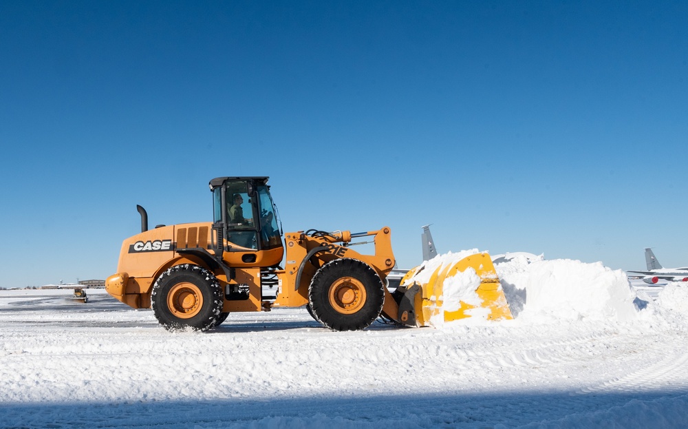 22 CES tackles snow removal at McConnell