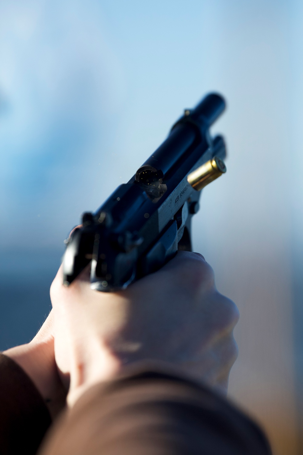 Sailor Participates in Small-Arms Firearm Training