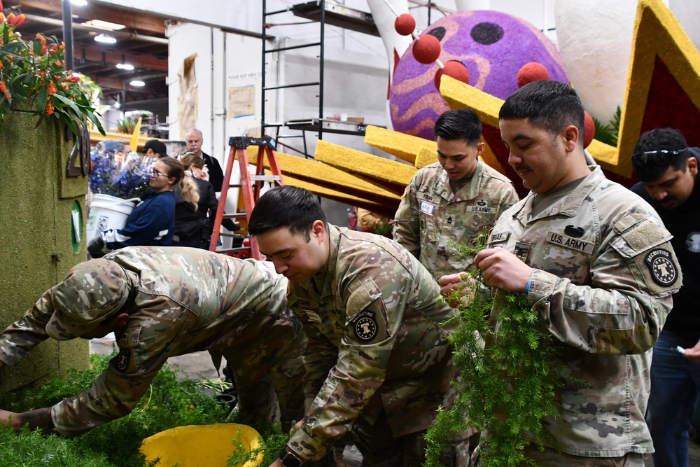 U.S. Army Tournament of Roses Parade Float Volunteers