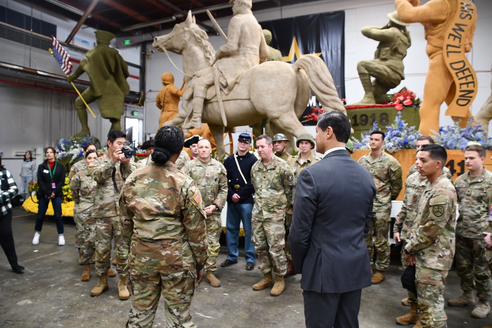 Deputy Under Secretary of the Army Attending the Tournament of Roses Parade