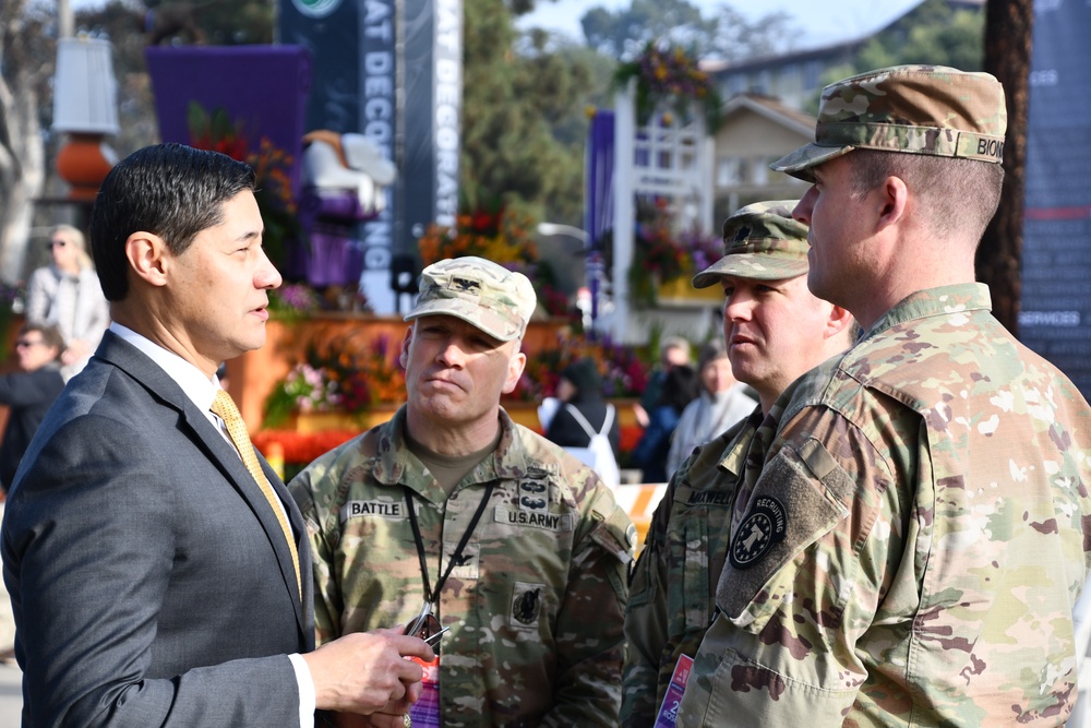 Deputy Under Secretary of the Army Attending the Tournament of Roses Parade