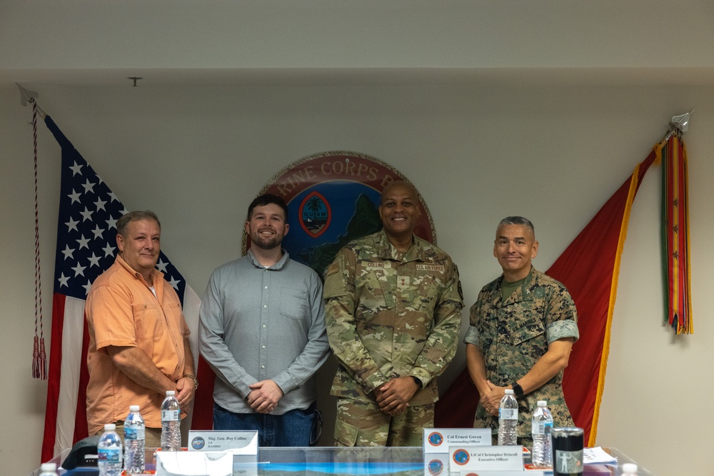 Maj. Gen. Roy Collins visits Camp Blaz