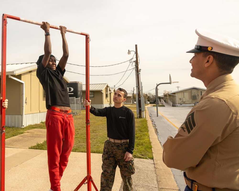 Sgt. Mack visits Stony Point High School