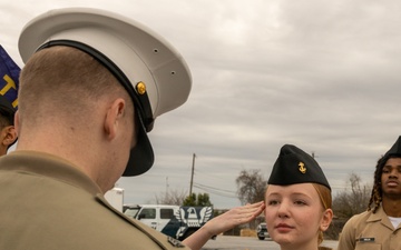 Sgt. Mack visits Stony Point High School