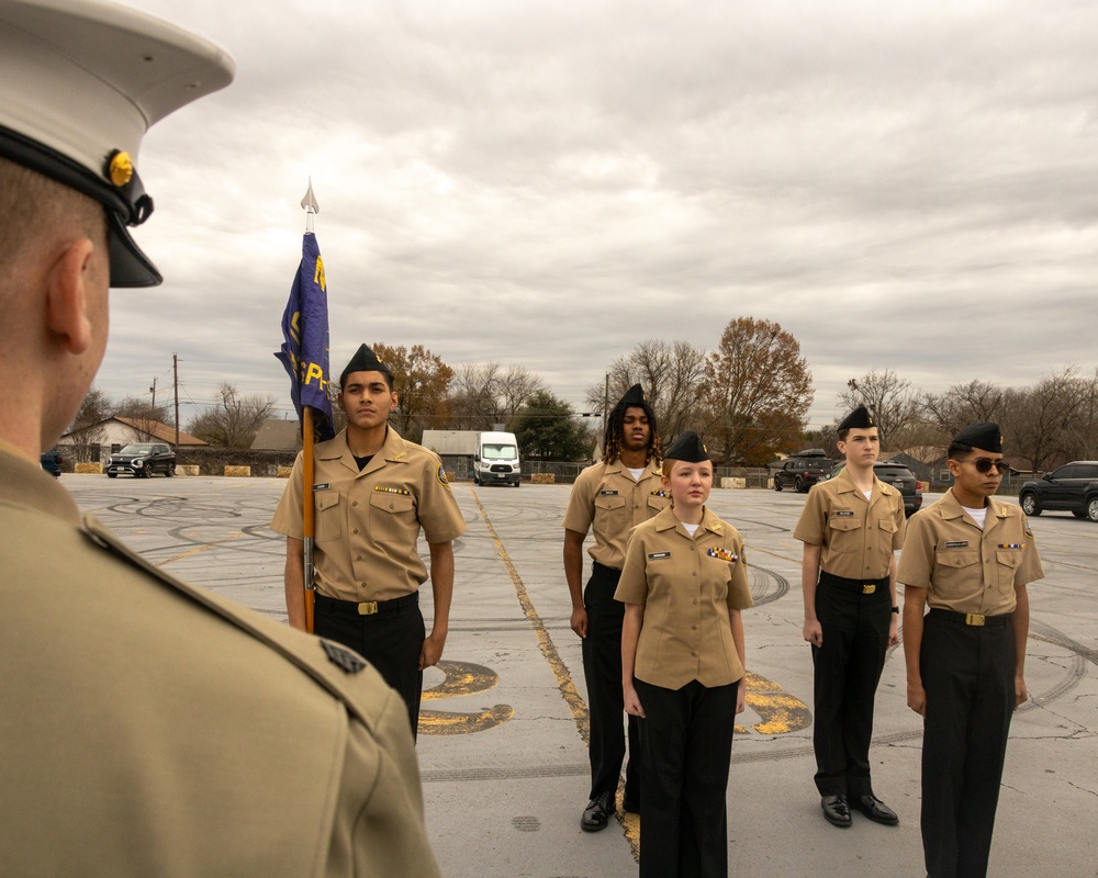 Sgt. Mack visits Stony Point High School