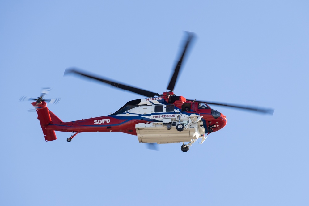 MCAS Miramar Flightline Brush Fire Extinguished