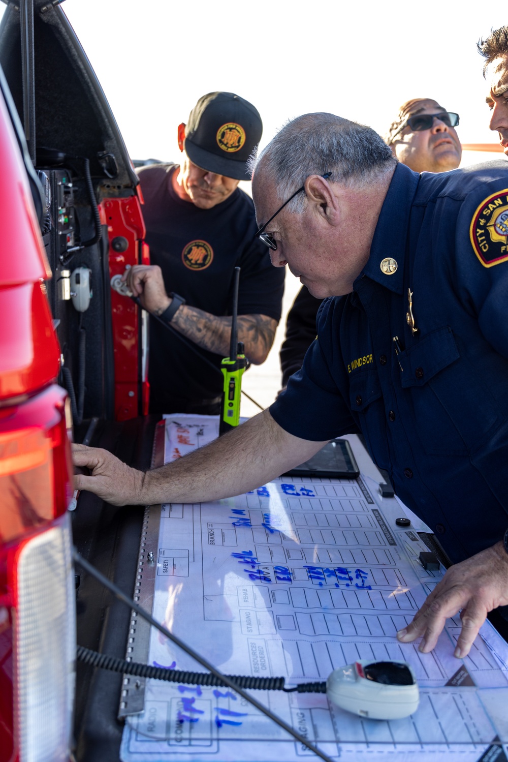 MCAS Miramar Flightline Brush Fire Extinguished