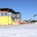 January 2025 barracks construction operations for East Barracks Project at Fort McCoy