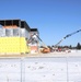 January 2025 barracks construction operations for East Barracks Project at Fort McCoy