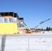 January 2025 barracks construction operations for East Barracks Project at Fort McCoy