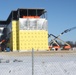 January 2025 barracks construction operations for East Barracks Project at Fort McCoy