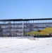 January 2025 barracks construction operations for East Barracks Project at Fort McCoy