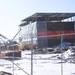 January 2025 barracks construction operations for East Barracks Project at Fort McCoy