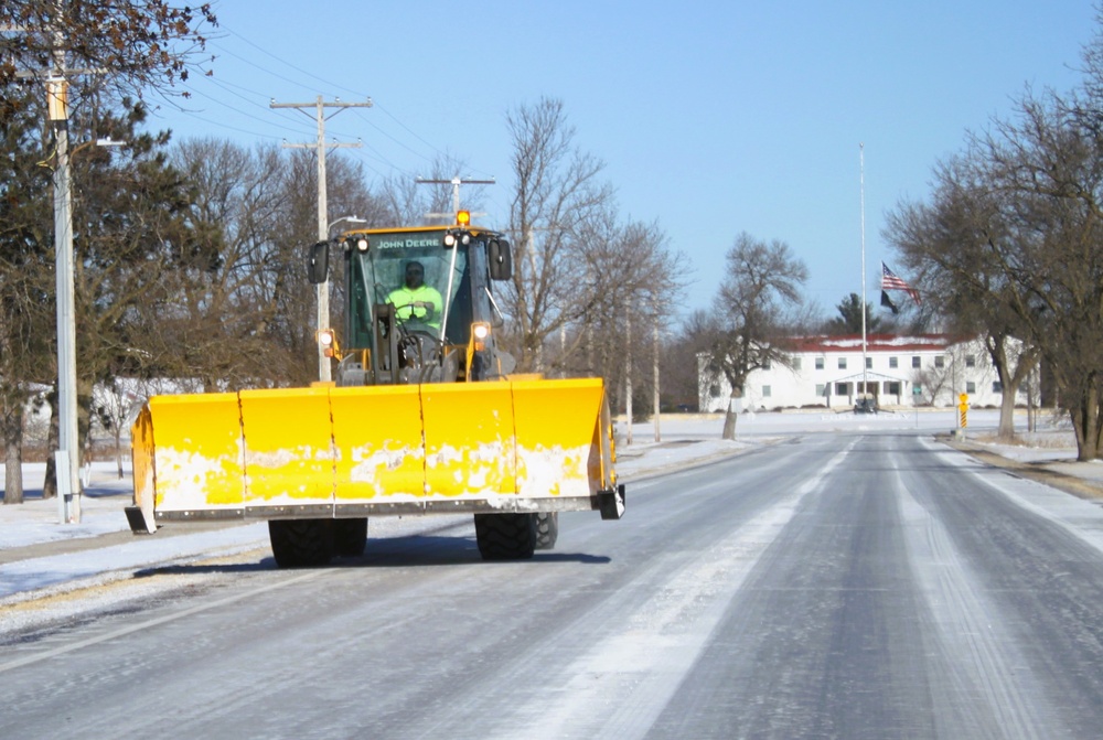 Fort McCoy snow-removal team