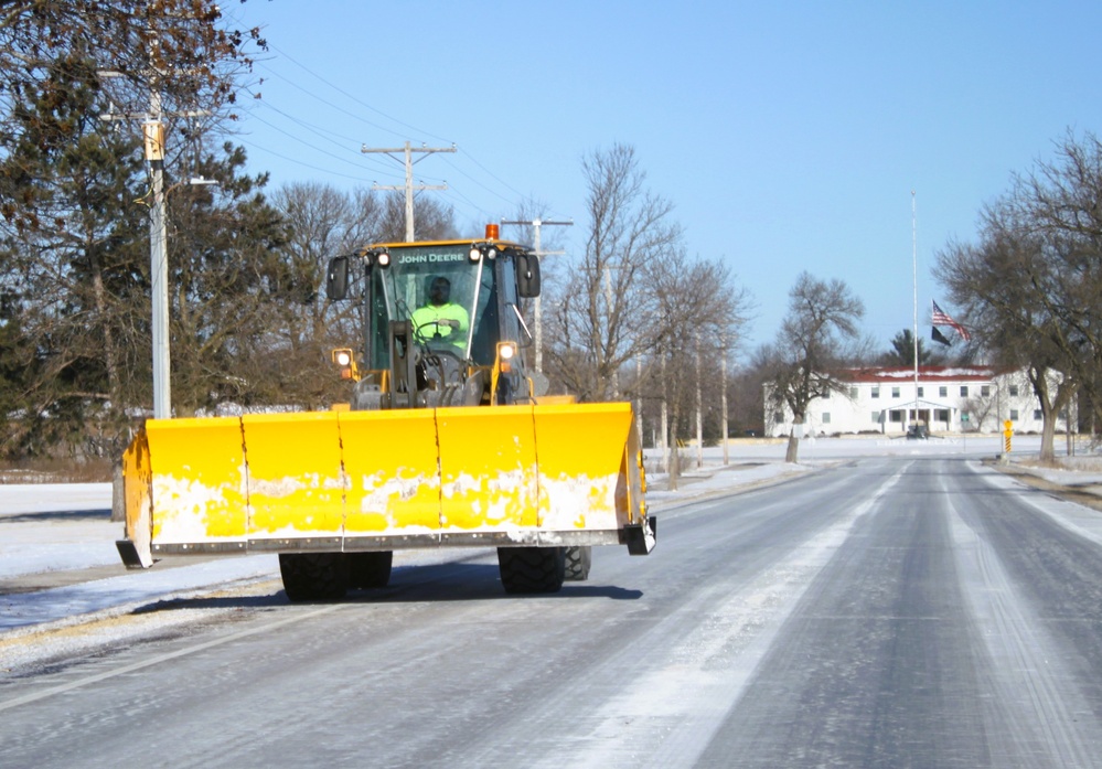 Fort McCoy snow-removal team